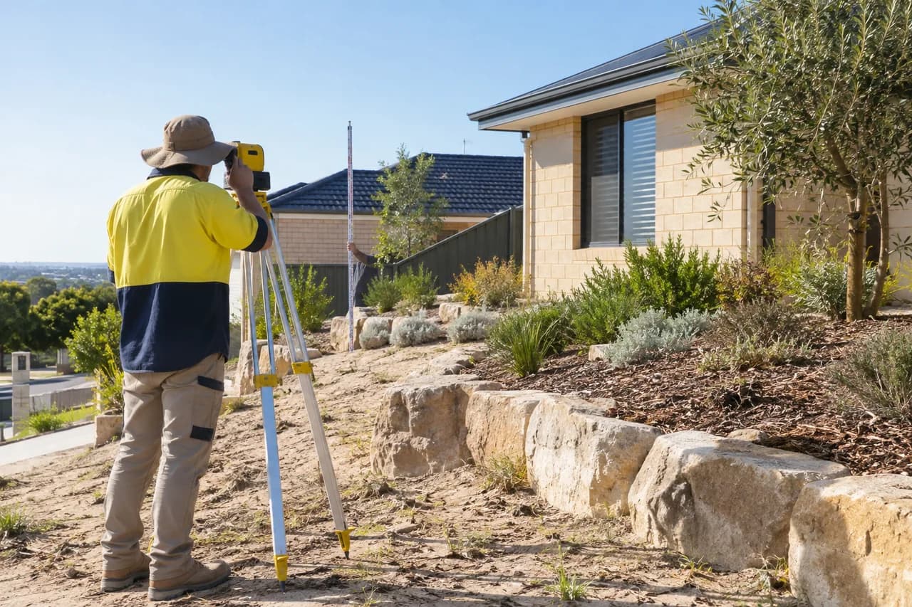 Illustrative wall site assessment in Perth
